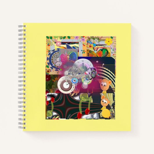 ABCレタリングワークシート音楽ネズミ ノートブック (正面)