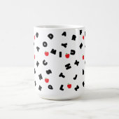 ABCレターサファリアップルの学生キッド新学期 コーヒーマグカップ (中央)