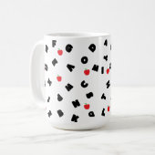 ABCレターサファリアップルの学生キッド新学期 コーヒーマグカップ (正面左)