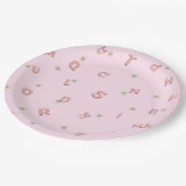 ABCレター花気球新学期 ペーパープレート (アングル)