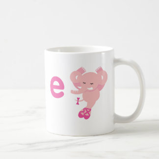 ABC動物- Ellie象 コーヒーマグカップ