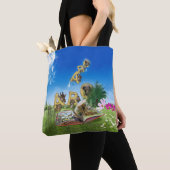 ABC大文字アルファベットテーマ。 トートバッグ (クローズアップ)