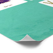 abc字の誤ったフランスの語 ポスター (角)