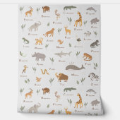 ABC学野生動物おもしろい 壁紙 (ほどく)