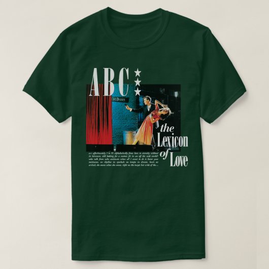 ABC愛の語彙 Tシャツ (デザイン正面)