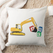 ABC掘削機建築トラック クッション (ブランケット)