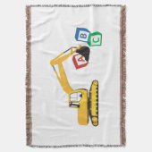 ABC掘削機建築トラック スローブランケット (正面縦)