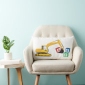 ABC掘削機建築トラック ランバークッション (椅子)