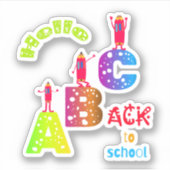 ABC新学期 シール (正面)