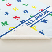 ABC男の赤ちゃんシェルパブランケット シェルパブランケット (3/4)