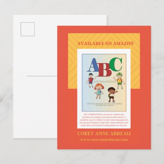 ABC確認書はがき ポストカード (正面/裏面)