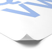 ABC社のアルファベットのポスターにはHIと書かれている ポスター (角)