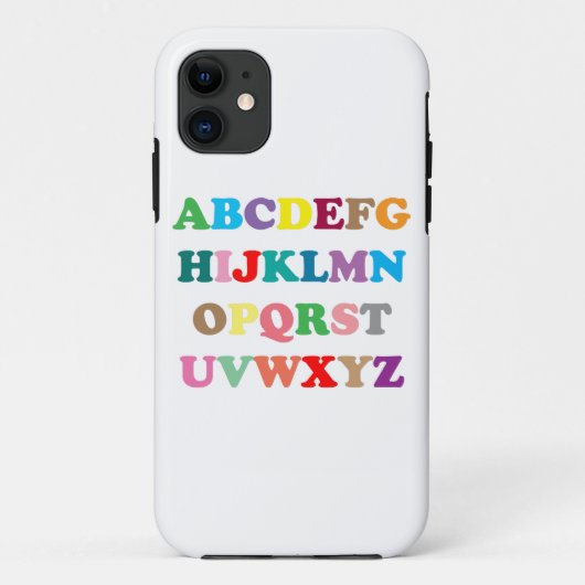 ABC社のカラフル Case-Mate iPhoneケース (裏面)