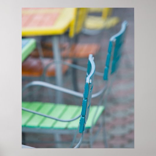 ABC諸島，アルバ，パームビーチ:カラフルカフェ2 ポスター (正面)