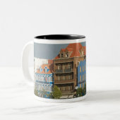 ABC諸島、クラカオ、ウィルレスタド:ハーボルフロント2 ツートーンマグカップ (正面左)