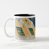 ABC諸島、クラカオ、ウィルレスタド：プンダ ツートーンマグカップ (左)