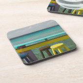 ABC諸島、ボネア、クラレンジク：海表示 コースター (左側)