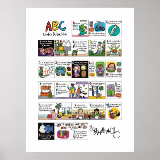 ABC:アドボ、ボバ、チャイ18x24ポスター ポスター