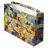 ABC （アルファベット）、ポール・クレー大抱き枕 ラージペーパーバッグ (裏面アングル)