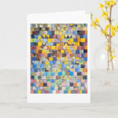 ABC(アルファベット)、ポール・クレー カード (黄色い花)