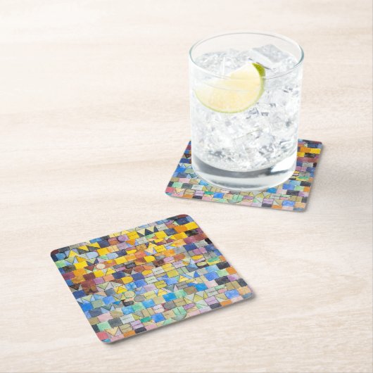 ABC(アルファベット)、ポール・クレー スクエアペーパーコースター (インサイチュ)