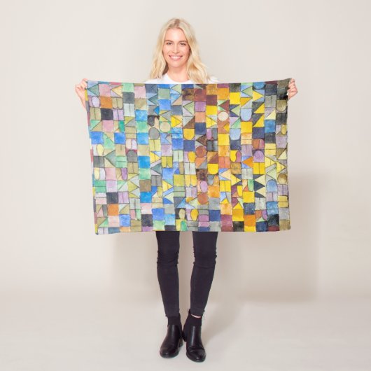 ABC(アルファベット)、ポール・クレー フリースブランケット (インサイチュ)