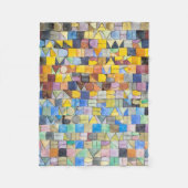 ABC(アルファベット)、ポール・クレー フリースブランケット (正面)