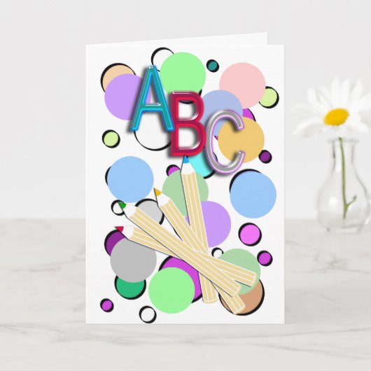 ABC カード (小さな植物)