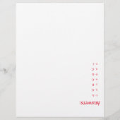 ABC「ベビーが成長!」 ゲームフライヤー チラシ (裏面)