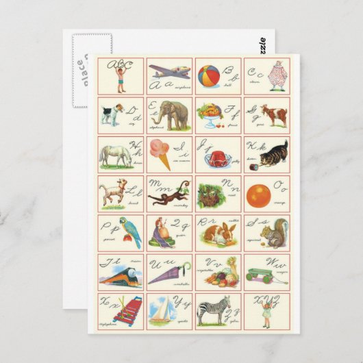 ABC ポストカード (正面/裏面)