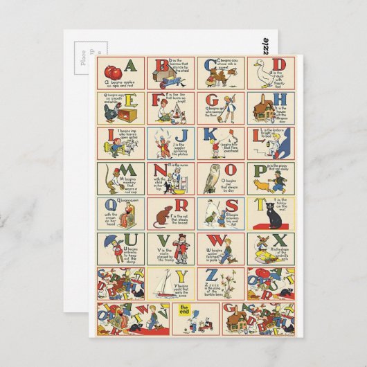 ABC ポストカード (正面/裏面)