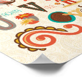 ABC 動物アルファベット ボーイ ぬりえ ポスター (角)