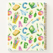 ABC 学校の水彩画 ノートブック (裏面)