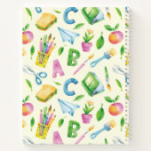 ABC 学校の水彩画 ノートブック (裏面)