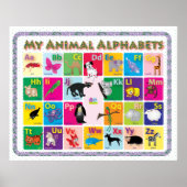ABC：私の動物文字 ポスター (正面)