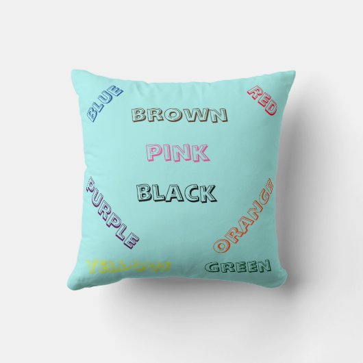 ABC/123カスタマイズ可能な新生児の男の子 クッション (裏面)