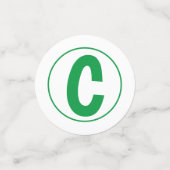 ABC 123パーティー紙吹雪 コンフェッティ (スモール正面)