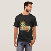 ABC 123 ハートビート 面白い かわいい キャタピラ かぎ針編み Tシャツ (正面フル)
