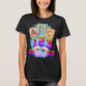 ABC 123 67 先生 Tシャツ (正面)