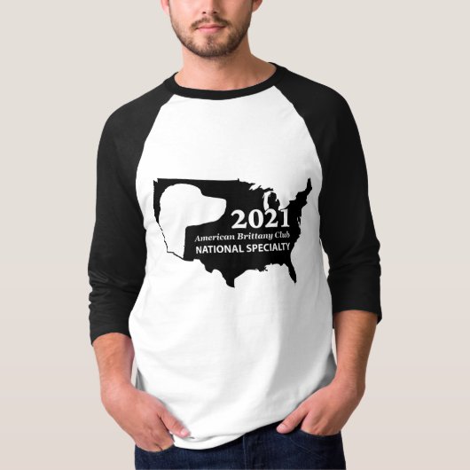 ABC 2021ナショナルメンズラグランスリーブTシャツ Tシャツ (正面)