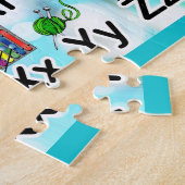 ABC Alphabet Illustration Family Kids ジグソーパズル (側面)