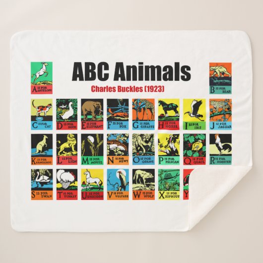 ABC Animals, Charles Buckles (1923) シェルパブランケット (正面(横))