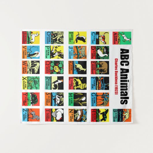 ABC Animals, Charles Buckles (1923) タペストリー (正面(横))