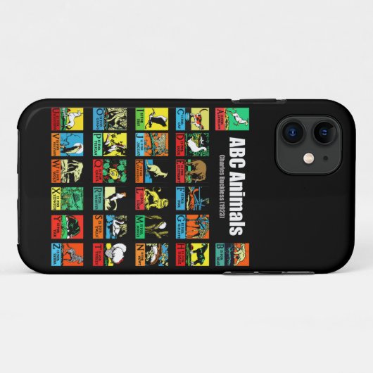 ABC Animals, Charles Buckles (1923) Case-Mate iPhoneケース (裏面(横))