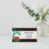 ABC Appleの学校教師 名刺 (スタンド正面)