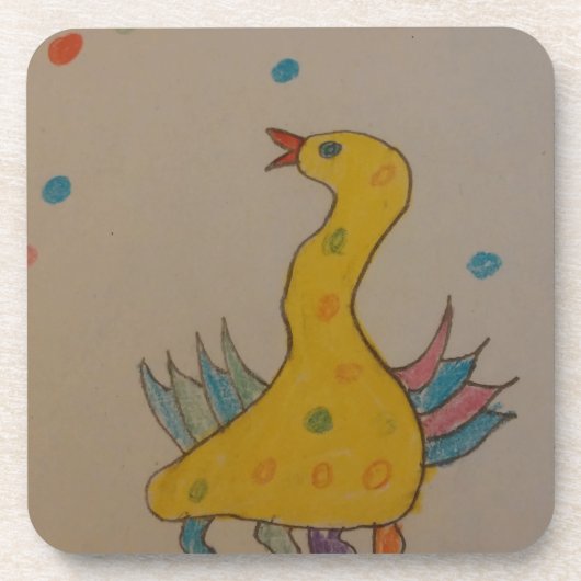 #ABC Art by Children, Easter Duck コースター (正面)