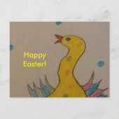 #ABC Art by Children, Easter Duck シーズンポストカード (正面)