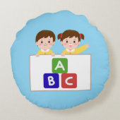 ABC Fun with Friends ラウンドクッション (裏面)