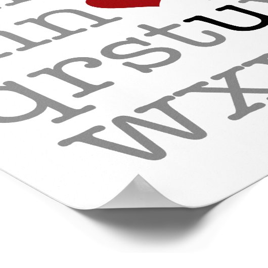 abc i♥u. ポスター (角)