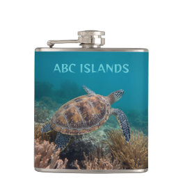 Abc island turtle フラスク